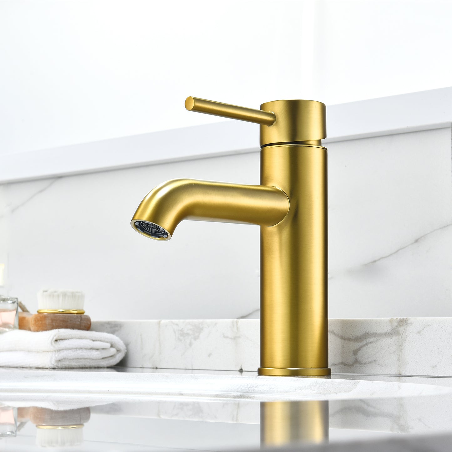 Tubize Single Hole Single-Handle Bathroom Faucet